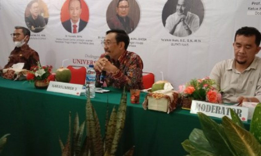 Seminar Nasional UNIAS, Prof. Dr. Agus Pramusinto, MDA: 