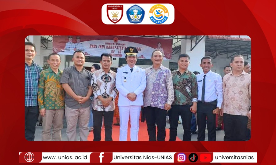 Tingkatkan Kerja Sama, Pimpinan Unias Hadiri Peringatan Hari Jadi Kabupaten Nias Barat ke-16