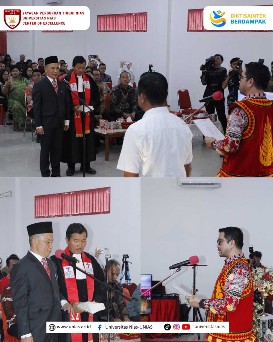 Pelantikan Rektor Universitas Nias Menandai Babak Baru Transformasi Menuju Kampus Unggul, Inovatif, dan Berdaya Saing 