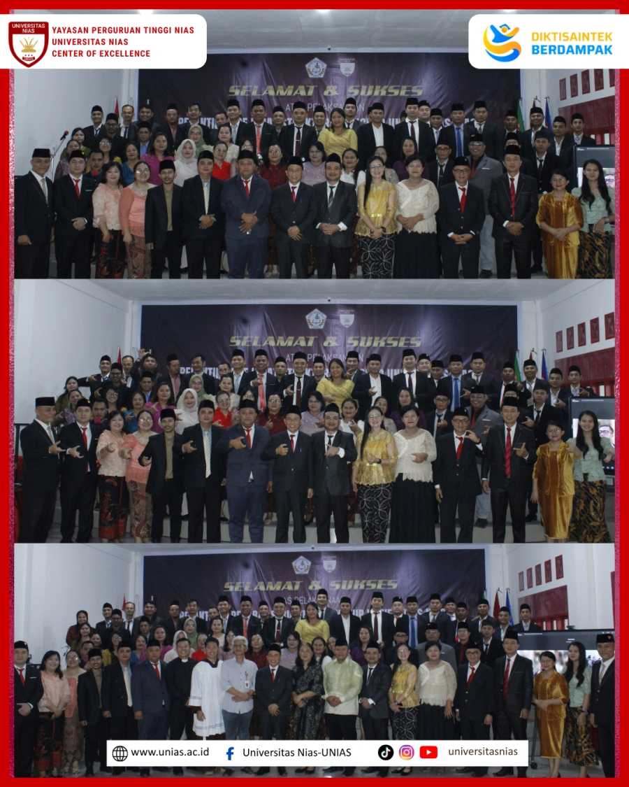 Rektor Universitas Nias Resmi Lantik Pejabat Struktural Baru, Perkuat Tata Kelola Kampus