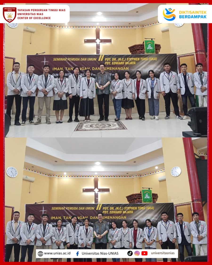 Mahasiswa Universitas Nias Ikuti Seminar Kolaborasi STEMI dan BKAG untuk Memperluas Wawasan dan Memperkuat Karakter