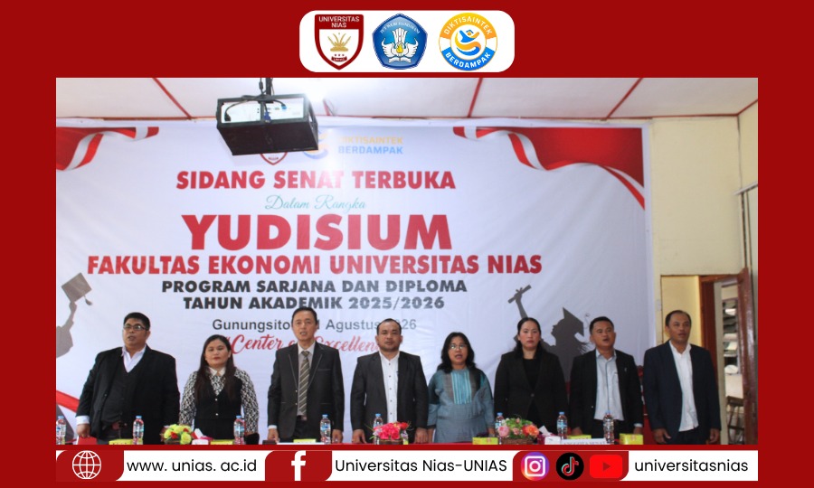 243 Peserta Resmi Menyelesaikan Perjalanan Akademik, Fakultas Ekonomi Universitas Nias Gelar Yudisium